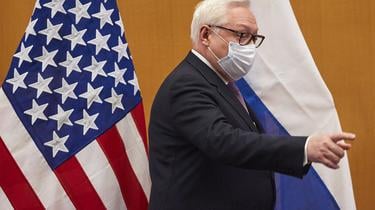 Sergueï Riabkov, négociateur russe, était à Genève en Suisse pour des pourparlers avec les États-Unis sur l'Ukraine