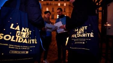 Le nombre des sans-abri décomptés lors de la Nuit de la solidarité a baissé de 21 % par rapport à l'an passé.